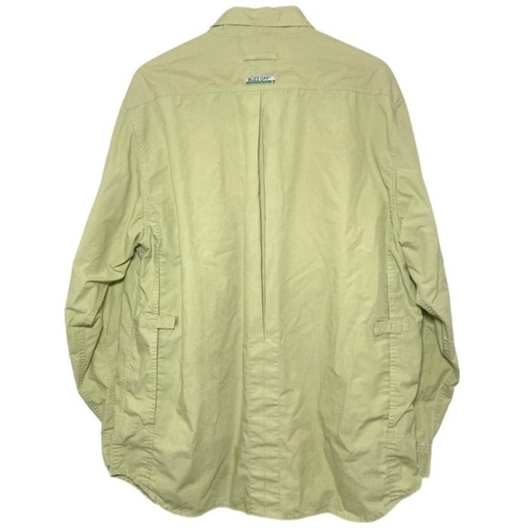ExOfficio Shirt Mens Large Buzz Off Insect Shield Wasabi Green Outdoor Fishing - Picture 2 of 7